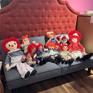 Classic Rag Doll Set with Red Hair